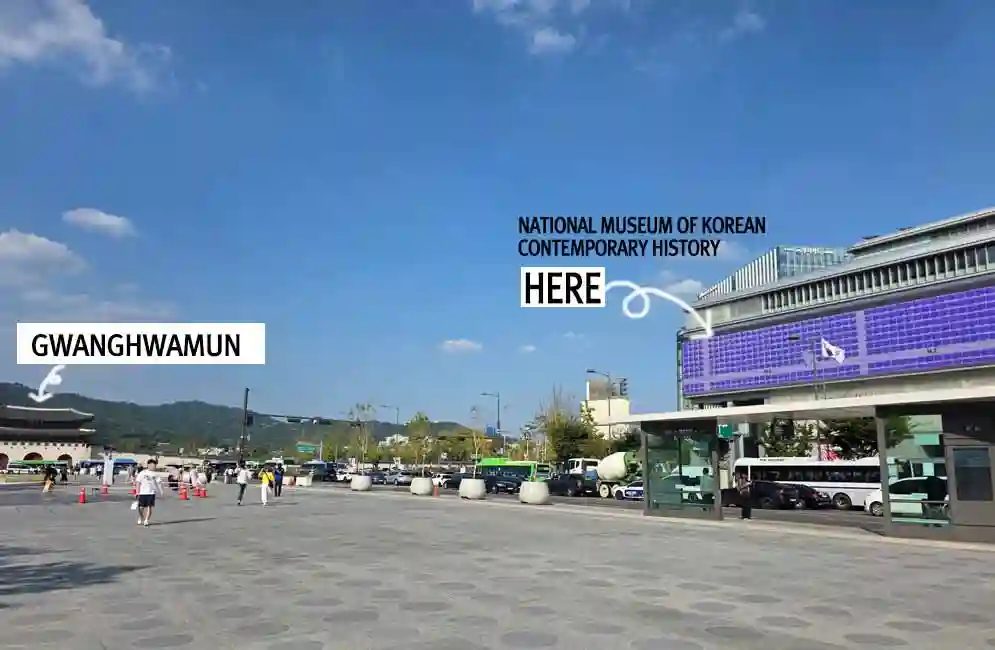Location of the National Museum of Korean Contemporary History