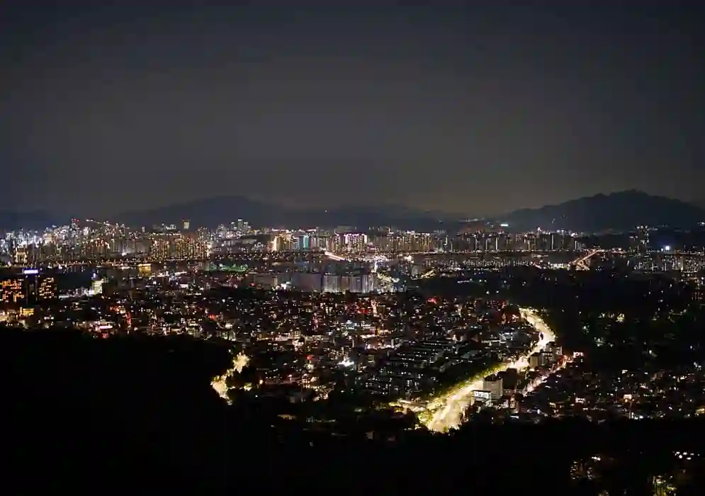 Seoul nightscape viewed from Seoul Tower2