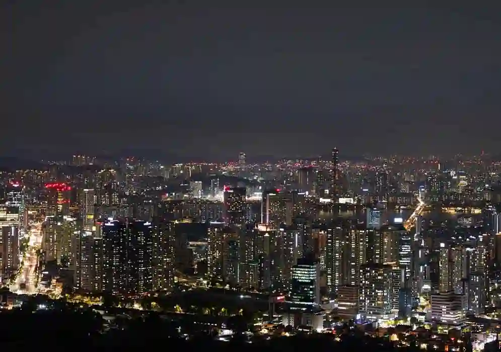 Seoul Tower nightscape from various angles