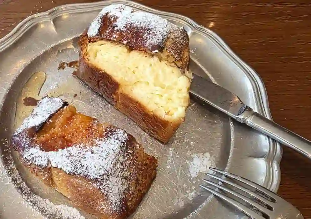 Toast made with brioche