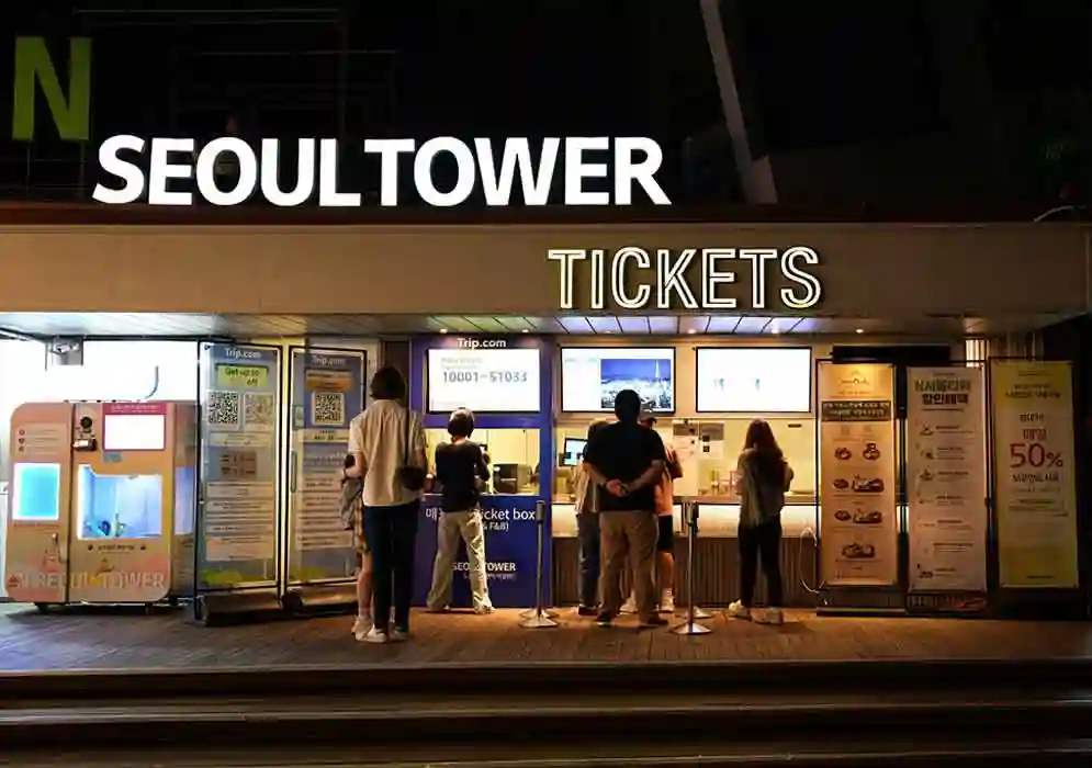 Seoul Tower Observatory Ticket Booth
